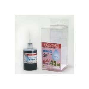 【クリックで詳細表示】(キヤノン BCI-3e 対応) 詰替えミニボトル 45ml 5個セット CLFNBCI-3eCシアン： 文房具・オフィス用品