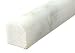 Carrara Bianco Polished Marble Pencil Bullnose 12" Trim