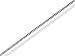 Silver 52cm, 1mm Wide Curb Chain