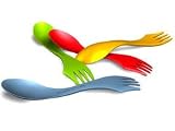 Buy 4 Revolutionary Spork Spoon Fork & Knife Camping Picnic
