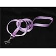 Single Thick Nylon Lead with Swivel Snap, 5/8" x 4' Lavender