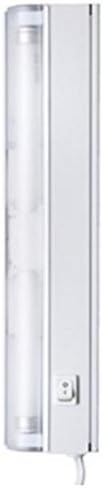 Under Counter / Cabinet 1 Lamp Fixture With 8 Watt T5 Light - Removable Power Cable - Linkable - White