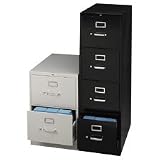 HON COMPANY / HON534CP / 530 Series Four-Drawer, Full-Suspension File, Legal, 52h x25d, Black / Sold as 1 EA