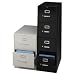 530 Series 25 Deep Full-Suspension File, Four-Drawer, Legal, Black