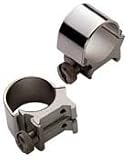 Weaver Mounts 1 High Det Dual Ext High Silver Scope Rings 49038