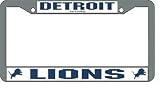 Detroit Lions NFL Metal License Plate Frame