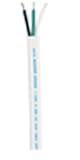 Marine Grade&trade; Tinned Copper Triplex Cable - 10/3 White 100'