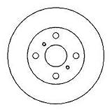 Zoom Produkt-Bild: 2 AUTEK Bremsscheiben vorn TOYOTA STARLET 1.3 1.312V