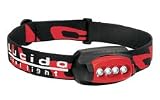 Stirnleuchte Lucido TR1, schwarz/rot