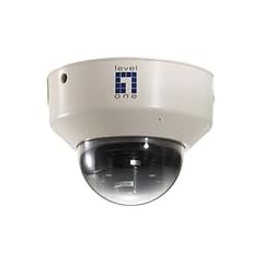 Level One FCS-3021 PoE Dome Network Camera 1/3 CCD MPEG4/MJPEG w. 2-way Audio