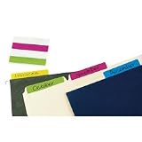 Self-Stick Removable Index Flags, Write-On, 3-3/8W, Assorted Colors, 24/Pack RET33348