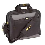 TARGUS TCG417 CITYGEAR LOS ANGELES BLACK/GREY/YLW NYLON NOTEBOOK CASE