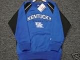 Univ of Kentucky Wildcats UK Youth/Kids Blue and Black Embroidered Sweatshirt