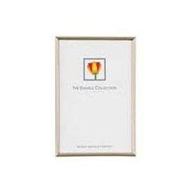 Dennis Daniels Narrow Channeled Square Corner Metal Frame for a 11x14 Photograph, Color: Brass.