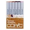 Copic Markers 6-Piece Sketch Set, Skin Tones I