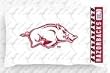 Arkansas Razorbacks Locker Room Pillow Case NCAA