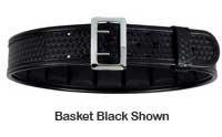 Bianchi 7965 Black Ergotek Sam Browne Belt with Chrome (Size 28)