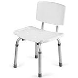 Product details for Medline Bath Bench with Back, White, Fully Assembled
