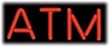 ATM No Border Neon Sign