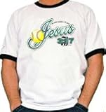 Jesus Softball (In His Name I Play) Ringer T-Shirt