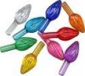  : Christmas tree plastic light up twist small 1/2'' H x 5/16'' W overall Stem: 3/8'' L x 1/8'' D assorted colors (100) quantity BUY 3 GET ONE FREE