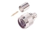 Coaxial Connector, N Type Crimp Cable Plug for RG213/U