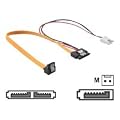 DELOCK Kabel SATA Slim  13pin Bu>7pin+5V FDD