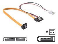 DELOCK Kabel SATA Slim  13pin Bu>7pin+5V FDD Preisvergleich
