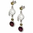 Washington Redskins Rhodium Logo Earrings