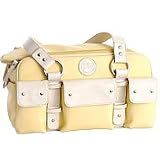 Small Nylon Camera Bag (Yellow/Cream)