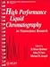 High Performance Liquid Chromatography in Neuroscience Research (Ibro Handbook Series : Methods in the Neurosciences, Vol 15)