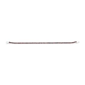 Sterling Silver Garnet Bracelet by A Great Jewelry Co.