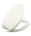 KOHLER Glenbury Elongated Quiet-Close Toilet Seat with Quick-Release Functionality, White #K-4733-0