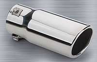 Superior 28-6202 3 x 7 Stainless Steel, Slant Bolt-On Exhaust Tip