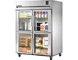 Cyber Monday True 4-half Glass Swing Door 56 Cu Ft Reach-in Refrigerator - TR2R-4HG