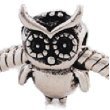 Believe Beads x1 Owl Charm Bead will fit Pandora/Troll/Chamilia Style Charm Bracelet, slide on slide off charm bead.