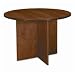72 Round Veneer-Top Conference Table, Top Only, Bourbon Cherry