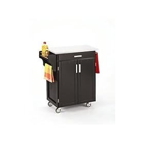 Create-a-Cart - Black/ White (Small) by Home Styles