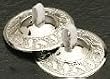 Paisley Finger Cymbals, Chrome Plated-#BF022