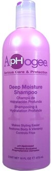 APHOGEE Deep Moisture Shampoo Enlivens Dry & Dull Hair 16oz/473ml