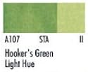 Grumbacher Academy Watercolors Hooker Green Light 7.5 ml tube