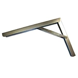 Knape and Vogt Folding L-Bracket 16x10-1 2 Zinc by Knape & Vogt