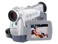 Canon MV500   Camcorder   540 Kpix   optical zoom 18 x   Mini DV   metallic silver