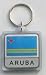 Aruba - Country Lucite Key Rings