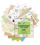 Scrapbook Kit In A Stack 8"X8" Pad-Cats