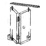 John Sterling Corporation Bi-Fold Door Hardware Kit for 4-Door Opening #RP-1534