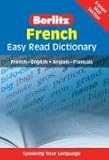 Berlitz French easy read dictionary. : French-English, Anglais-Français.