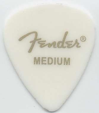 Fender® 351 Model Picks - Medium, White - 144 picks