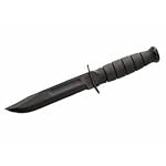 Short Ka-Bar Black, Leather Sheath, 5.25 in., Plain