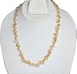 Citrine Jewelry Gemstone Necklace 17 inches